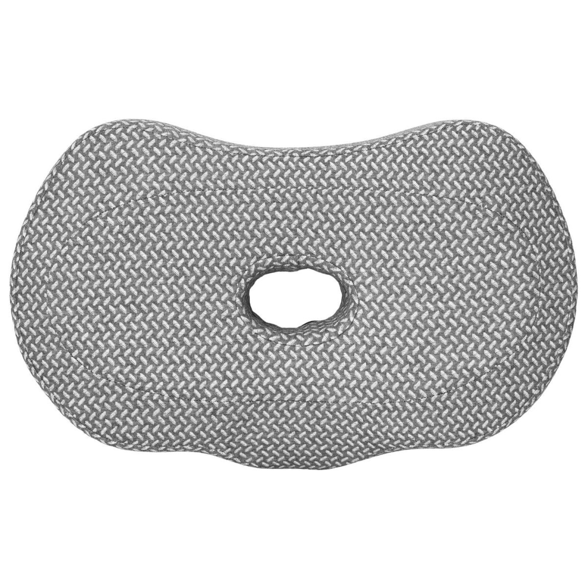 vidaXL Μαξιλάρι λαιμού Γκρι 53 x 34,5 x 10,5 εκ. Αφρός Μνήμης