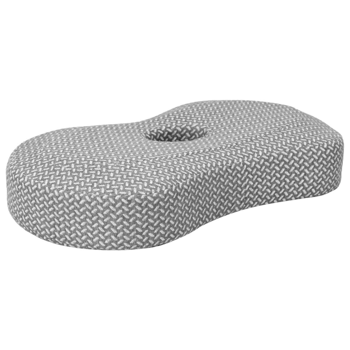 vidaXL Μαξιλάρι λαιμού Γκρι 53 x 34,5 x 10,5 εκ. Αφρός Μνήμης