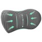 vidaXL Μαξιλάρι πλάτης Γκρι Αφρός Μνήμης 47,5 x 23 x 12 εκ