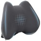vidaXL Μαξιλάρι πλάτης Γκρι Αφρός Μνήμης 40 x 32 x 14 εκ