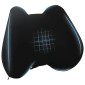 vidaXL Μαξιλάρι πλάτης Μαύρο Αφρός Μνήμης 40 x 32 x 13 εκ