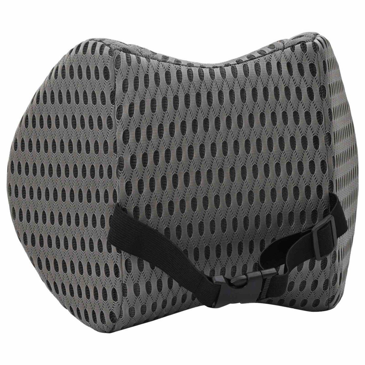 vidaXL Μαξιλάρι λαιμού Γκρι Αφρός Μνήμης 31 x 22 x 13 εκ.