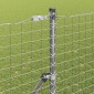 vidaXL Στύλος Περιφράξεων 12 τεμ. Ασημί Ατσάλι με Επικάλυψη Πούδρας