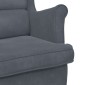vidaXL Κουνιστή καρέκλα Σκούρο Γκρι 92 x 71 x 100 εκ Κόντρα πλακέ