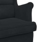 vidaXL Κουνιστή καρέκλα Μαύρο 92 x 71 x 100 εκ Κόντρα πλακέ