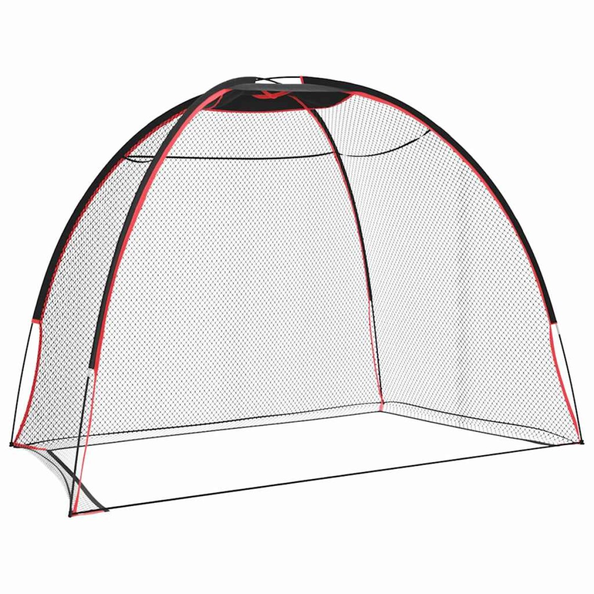 vidaXL Βοήθημα εκπαίδευσης γκολφ Μαύρο 314 x 150 x 206 εκ. Πολυεστέρας