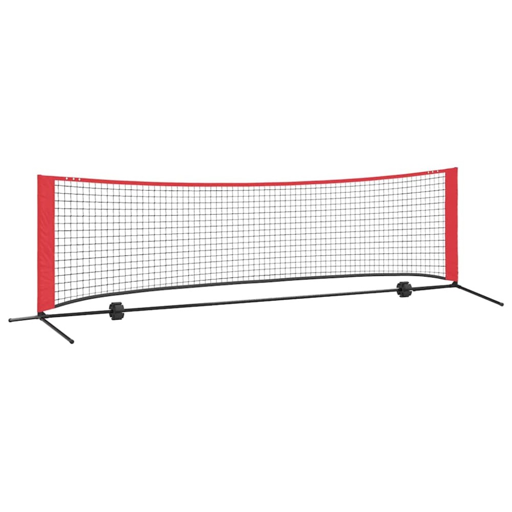 vidaXL Δίχτυ Τένις Μαύρο και Κόκκινο 301 x 90,5 x 87 εκ. Πολυεστέρας