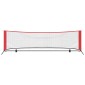 vidaXL Δίχτυ Τένις Μαύρο και Κόκκινο 301 x 90,5 x 87 εκ. Πολυεστέρας