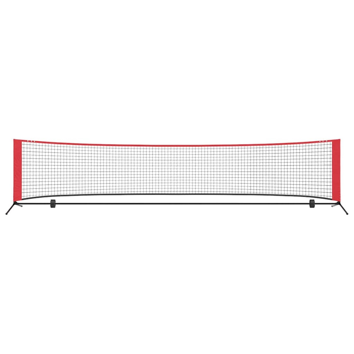 vidaXL Δίχτυ Τένις Μαύρο και Κόκκινο 396 x 92 x 87 εκ. Πολυεστέρας