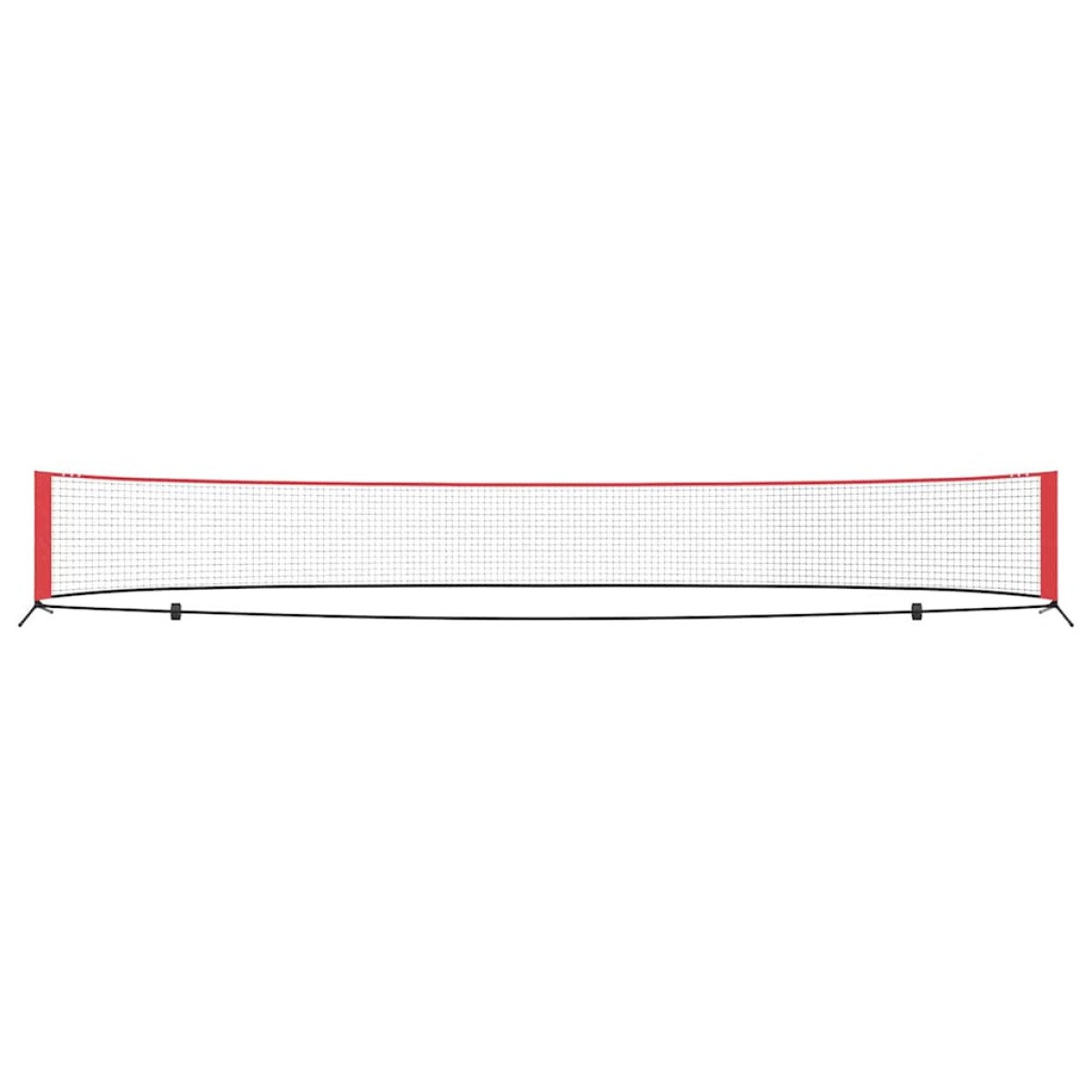 vidaXL Δίχτυ Τένις Μαύρο και Κόκκινο 595 x 90,5 x 87 εκ. Πολυεστέρας