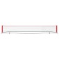 vidaXL Δίχτυ Τένις Μαύρο και Κόκκινο 595 x 90,5 x 87 εκ. Πολυεστέρας
