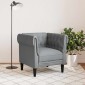 vidaXL Καναπές Ανοιχτό γκρι 78,5 x 74,5 x 74,5 εκατοστά Πολυεστέρας