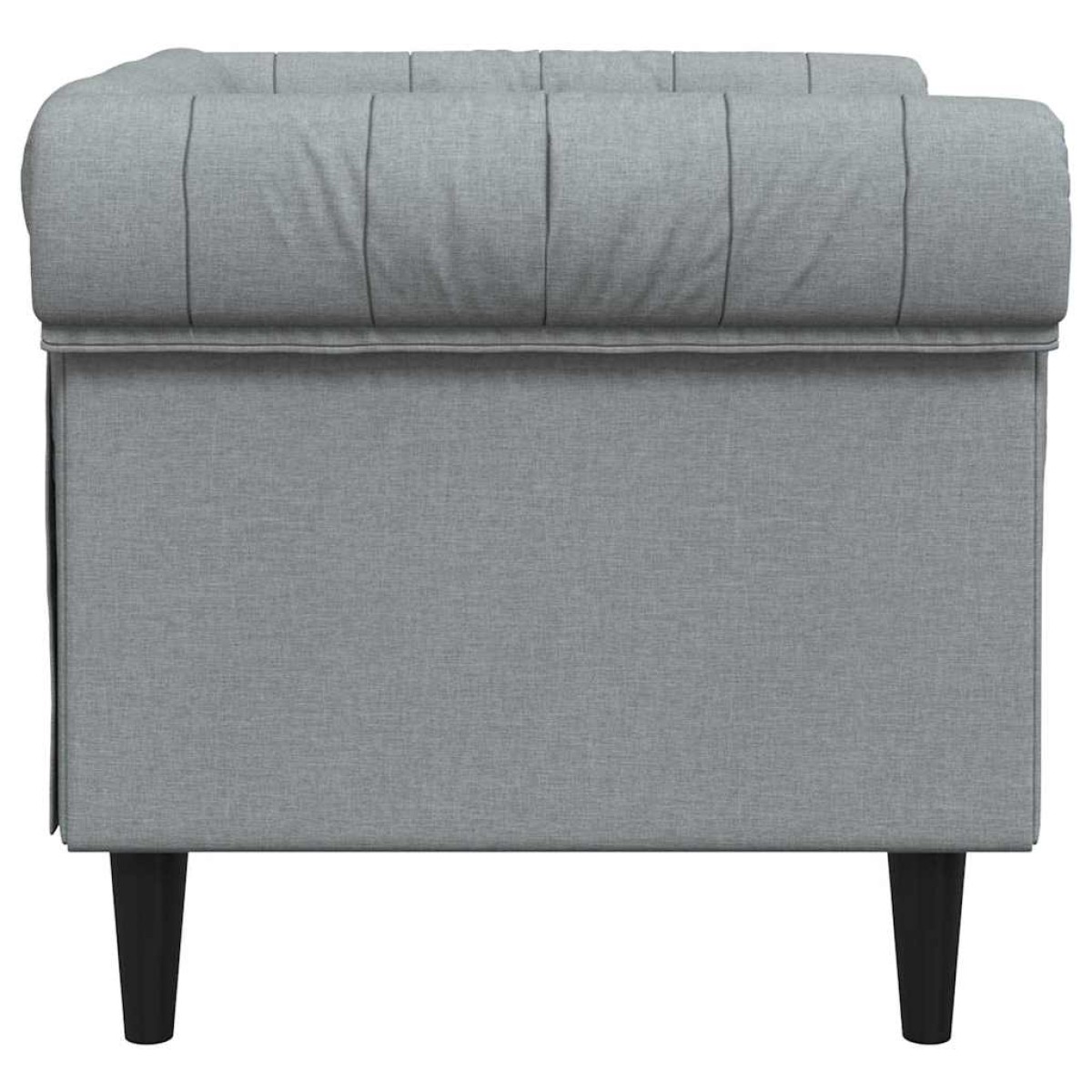 vidaXL Καναπές Ανοιχτό γκρι 78,5 x 74,5 x 74,5 εκατοστά Πολυεστέρας
