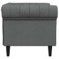 vidaXL Καναπές Σκούρο Γκρι 78,5 x 74,5 x 74,5 εκατοστά Πολυεστέρας