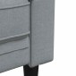 vidaXL Καναπές Ανοιχτό γκρι 182,5 x 74,5 x 74,5 εκατοστά Πολυεστέρας