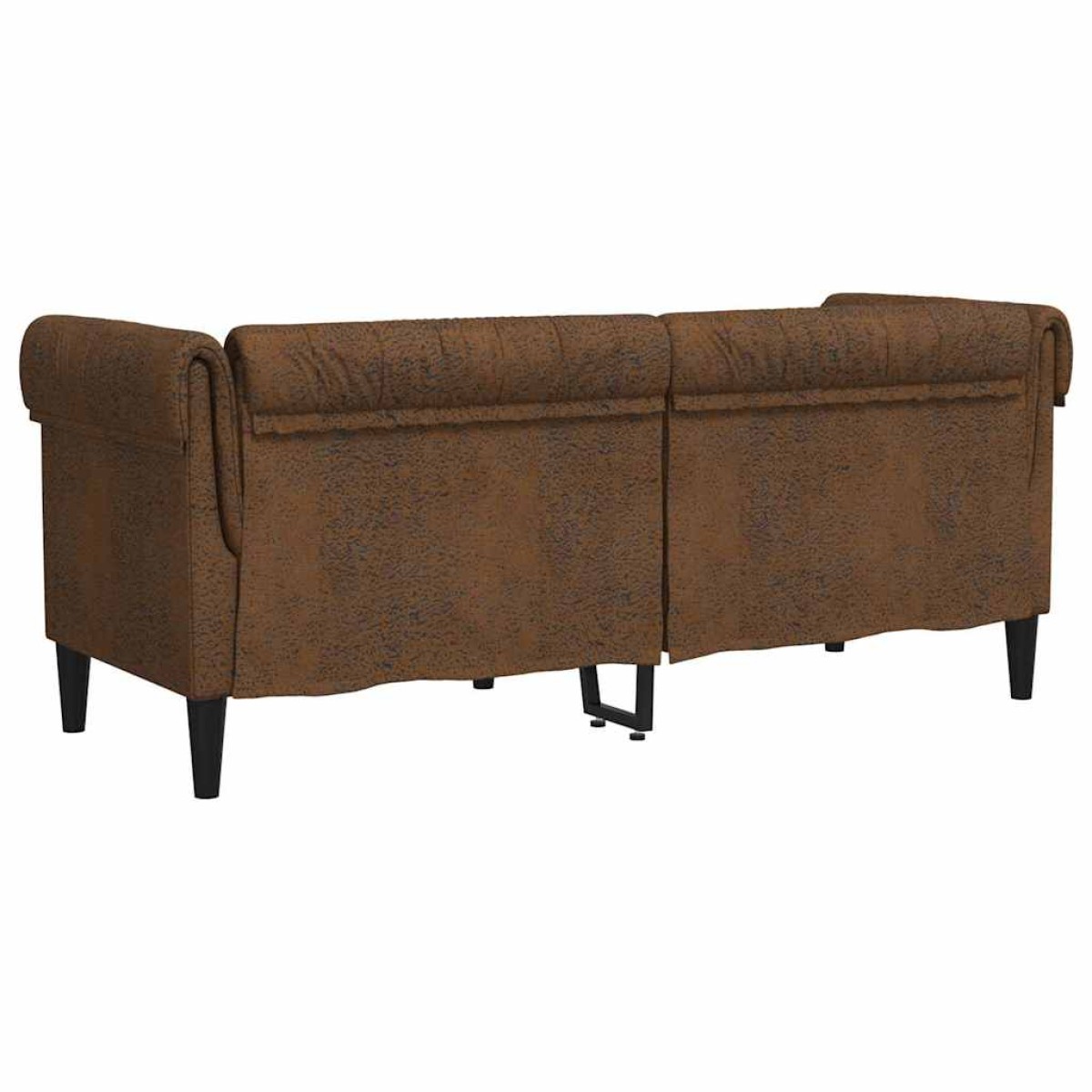 vidaXL Καναπές Καφέ 182,5 x 74,5 x 74,5 εκατοστά Πολυεστέρας
