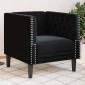 vidaXL Καναπές Μαύρο 74,5 x 71 x 70,5 εκ. Βελούδο