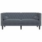 vidaXL Καναπές Σκούρο Γκρι 174 x 74,5 x 70,5 εκ. Βελούδο