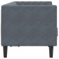 vidaXL Καναπές Σκούρο Γκρι 174 x 74,5 x 70,5 εκ. Βελούδο