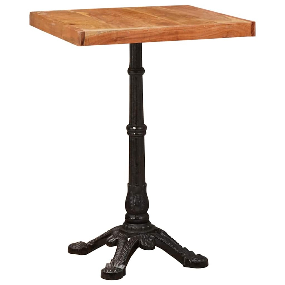 vidaXL Τραπέζι Bistro Καφέ 50 x 50 x 76 εκ Στερεό Ξύλο Ακακίας