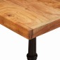 vidaXL Τραπέζι Bistro Καφέ 50 x 50 x 76 εκ Στερεό Ξύλο Ακακίας