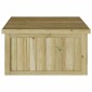 vidaXL Γκαράζ Χλοοκοπτικού Καφέ 73.5 x 81.5 x 38.5 εκ