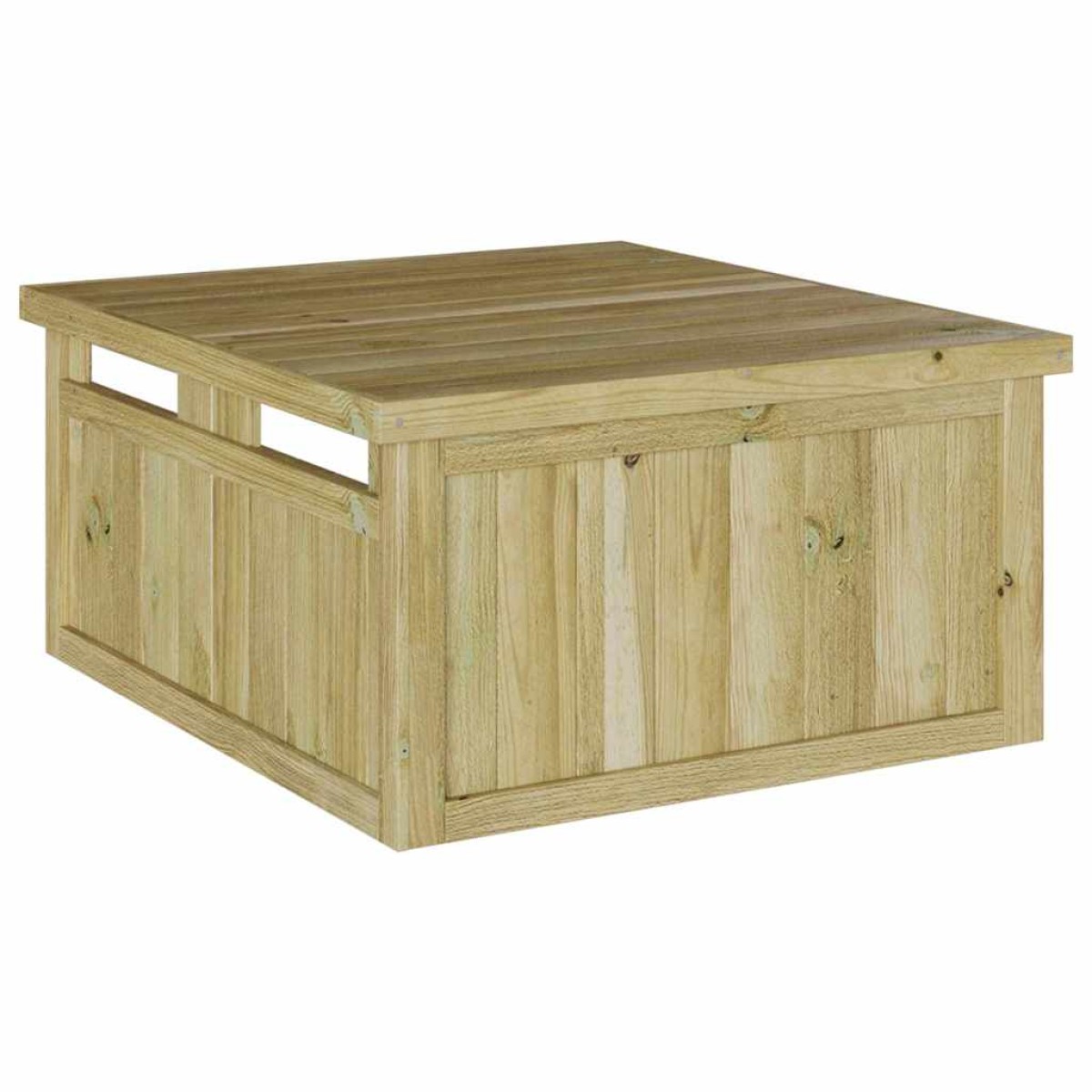 vidaXL Γκαράζ Χλοοκοπτικού Καφέ 73.5 x 81.5 x 38.5 εκ