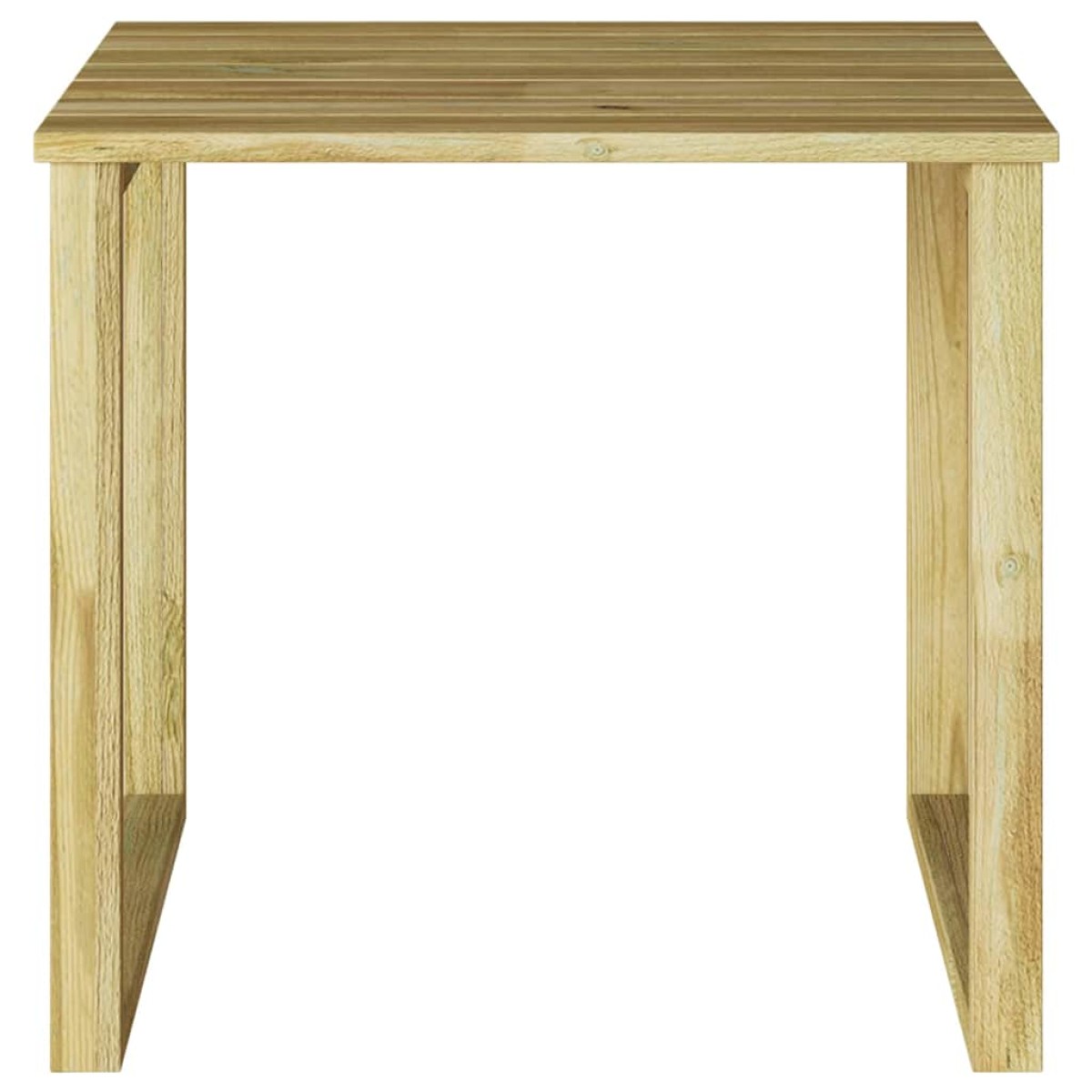 vidaXL τραπέζι Φυσικό 50,5 x 50 x 46 εκ. Εμποτισμένο Ξύλο Πεύκου
