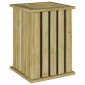 vidaXL Κουτιά γλάστρων Καφέ 33 x 33 x 45 εκ Εμποτισμένο Ξύλο Πεύκου