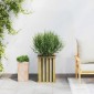 vidaXL Κουτιά γλάστρων Καφέ 33 x 33 x 45 εκ Εμποτισμένο Ξύλο Πεύκου