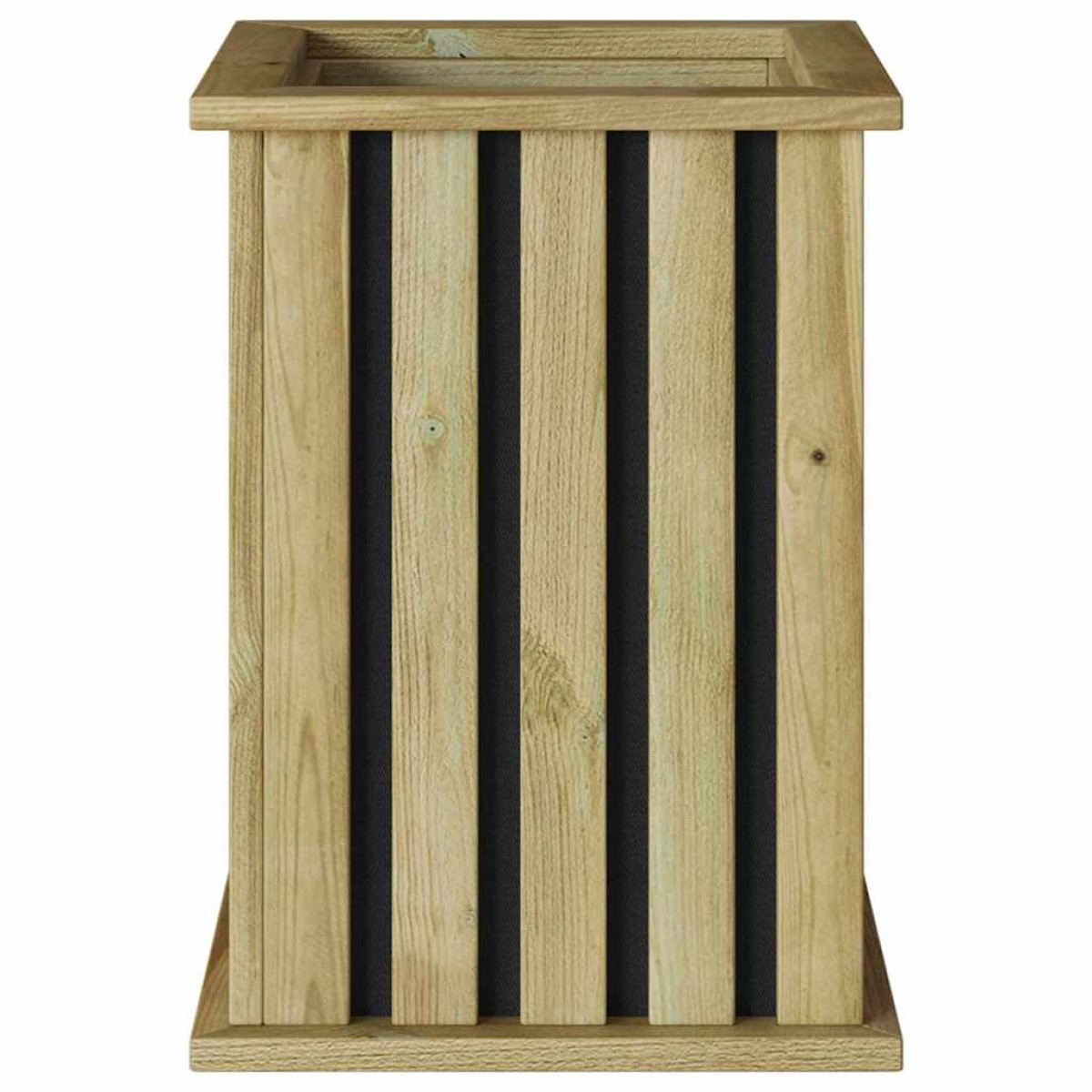 vidaXL Κουτιά γλάστρων Καφέ 33 x 33 x 45 εκ Εμποτισμένο Ξύλο Πεύκου
