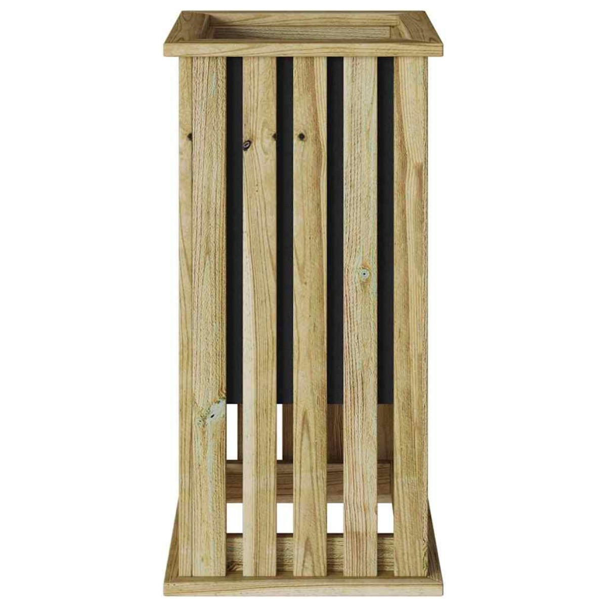 vidaXL Κουτιά γλάστρων Καφέ 33 x 33 x 65 εκ Εμποτισμένο Ξύλο Πεύκου