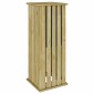 vidaXL Κουτιά γλάστρων Καφέ 33 x 33 x 85 εκ Εμποτισμένο Ξύλο Πεύκου