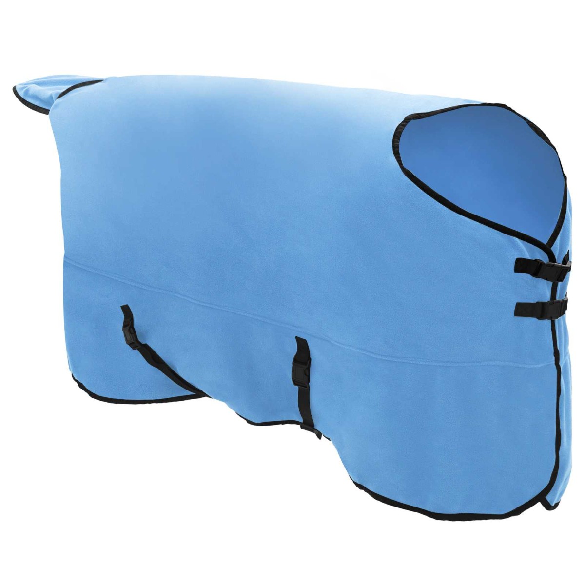 vidaXL Σαμάρι Ίππου Σκούρο Aqua 125 cm Πολυεστερική Φλις