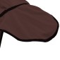 vidaXL Σαμάρι Ίππου Πλήρης Σκούρος Καφέ 115 cm Πολυεστερική Φλις