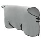 vidaXL Σαμάρι Ίππου Φωτεινό γκρι και ροζ 135 cm Πολυεστερική Φλις