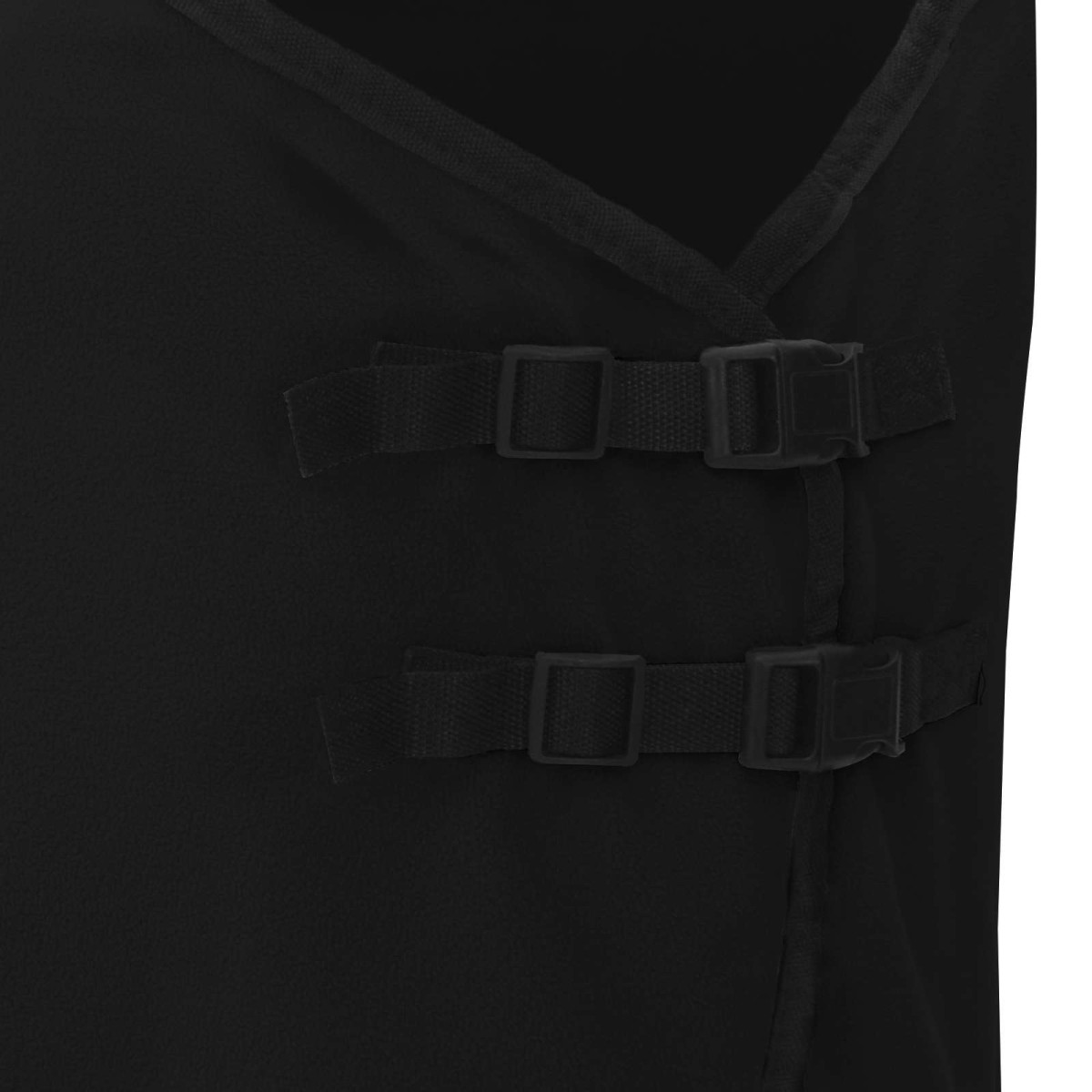 vidaXL Σαμάρι Ίππου Μαύρο 115 cm Πολυεστερική Φλις