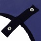 vidaXL Σαμάρι Ίππου Σκούρο μπλε 135 cm Πολυεστερική Φλις