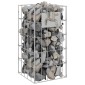 vidaXL Βρύση Γκαμπιόν 4 τμχ. Ασημί 25 x 25 x 50 cm