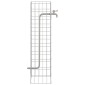vidaXL Βρύση Γκαμπιόν 4 τμχ. Ασημί 25 x 25 x 100 cm