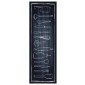 vidaXL Χαλί Κουζίνας Μαύρο 180 x 60 cm Βελούδο