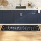 vidaXL Χαλί Κουζίνας Μαύρο 180 x 60 cm Βελούδο