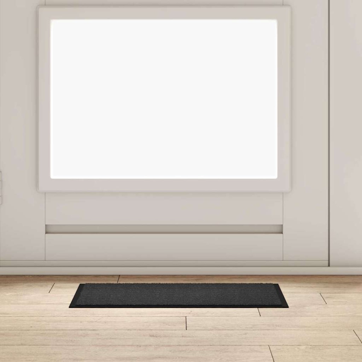 vidaXL Χαλάκι Εξώπορτας Ανθρακί 60 x 40 x 1.2 εκ. Ύφασμα τέντι