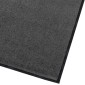 vidaXL Χαλάκι Εξώπορτας Ανθρακί 60 x 40 x 1.2 εκ. Ύφασμα τέντι