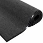 vidaXL Χαλάκι Εξώπορτας Ανθρακί 60 x 40 x 1.2 εκ. Ύφασμα τέντι