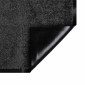 vidaXL Χαλάκι Εξώπορτας Ανθρακί 60 x 40 x 1.2 εκ. Ύφασμα τέντι