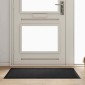 vidaXL Χαλάκι Εξώπορτας Ανθρακί 60 x 40 x 1.2 εκ. Ύφασμα τέντι