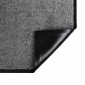 vidaXL Χαλάκι Εξώπορτας Ανοιχτό γκρι 60 x 40 x 1.2 εκ. Ύφασμα τέντι