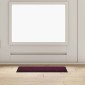 vidaXL Χαλάκι Εξώπορτας Μπορντό 60 x 40 x 1.2 εκ. Ύφασμα τέντι