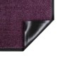 vidaXL Χαλάκι Εξώπορτας Μπορντό 60 x 40 x 1.2 εκ. Ύφασμα τέντι